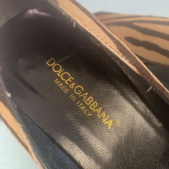 Dolce & Gabbana animal print pony pumps - Picture 10 of 10